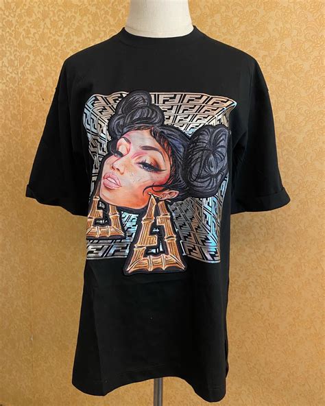 fendi nicki minaj shirt|Nicki Minaj Fendi prints on.